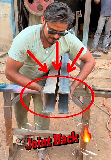 Perfect Iron Channel Joint Assembly Welding Skills