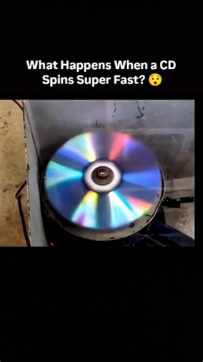 @Neeraj | A standard CD is designed to spin safely at speeds up to around 500–1000 RPM in normal use. However, when pushed to extremely high speeds... | Instagram
