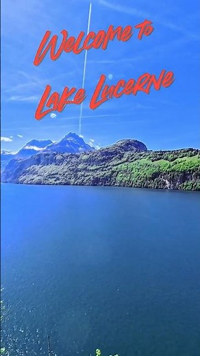 🇨🇭Pure fjord magic in Switzerland! ✨🌊 Welcome to Lake Lucerne! 🤯