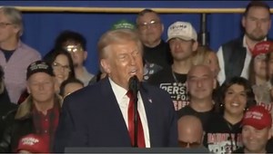 'You go here, bing, bing, bing, bing': Trump rambles about 'the weave' during outlandish remarks at rally in Pennsylvania