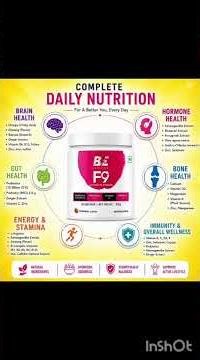 F9 Nutrients Powder Ingredients Explained | Energy, Immunity & Women Wellness