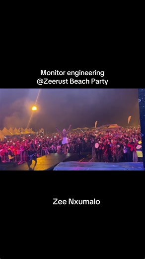 MONITOR ENGINEERING AT ZEERUST BEACH PARTY #zeenxumalo #zeerustbeachparty #wednesday #monitorengineer #fypシ