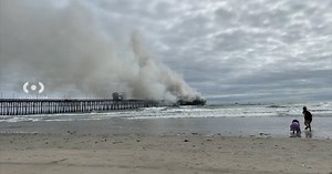 Oceanside Pier fire now contained, officials say