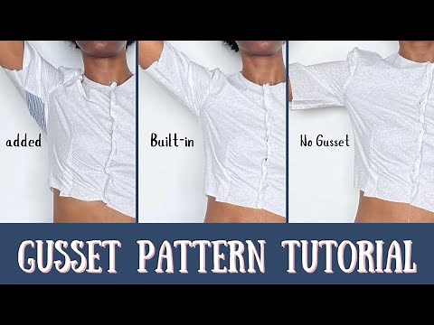 Gusset Pattern & Sewing Tutorial | Built-in Gusset Tutorial and No Gusset