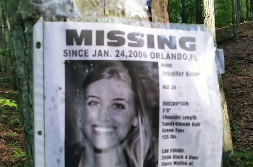 Dozens of creepy 'Missing Person' signs were discovered by a hiker in the woods