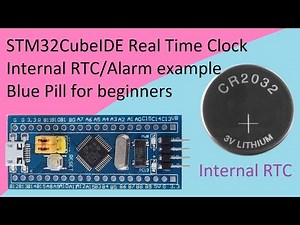 46. STM32CubeIDE Internal RTC. Alarm with STM32F103C8T6