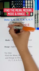 Measure of Central Tendency: How to find for the Mean, Median, Mode & Range 📚 #math #mathteacher #mathtutor | Prof Math Wizard