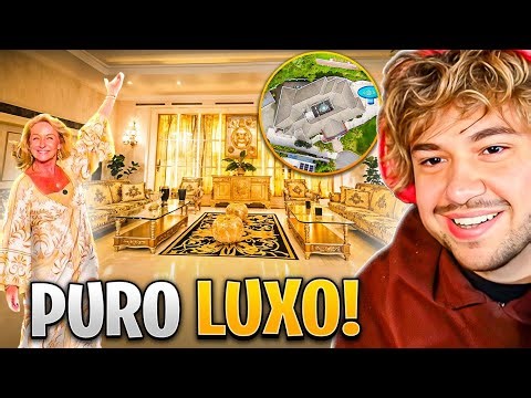ESSA MANSÃO DE 40 MILHÕES PARECE CENÁRIO DE FILME - React Monica Poplawski