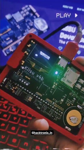 KIISU V4B hard reset Credit Card Size Flipper Zero #iot #flipper #esp32 #hacking