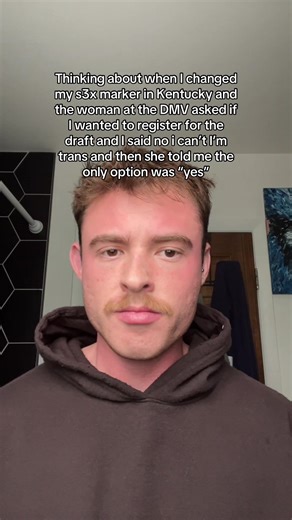 I actually needed my selective service number the other day for a job application lol. Honestly glad I have one—I can’t actually get drafted so 🤷🏼‍♂️ this was in 2019 btw. #trans #ftm