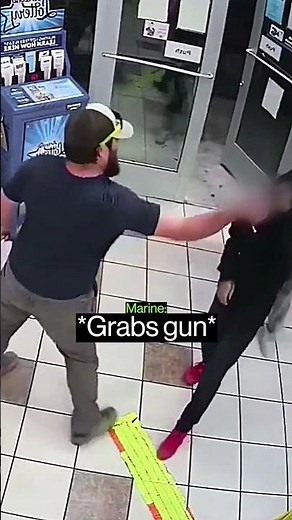 U.S Marine Stops An Armed Robbery