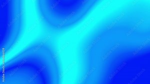 Abstract moving glowing light blue bright blue gradient background. Flowing motion of electric blue neon ring shapes. Liquid animation 4k. Fluid backdrop for web header, banner, presentation, cover