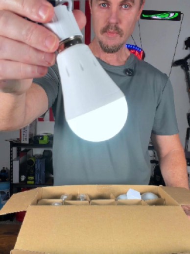 DEBAOBULB Rechargeable Emergency LED Light Bulbs, Electricity Outage, Hurricane Season, Survival Gear - 10 Pack #tiktokshopcreatorpicks #TikTokShopFallDealsForYou #TikTokShopBlackFriday #DiscoverYourGift #emergencylight
