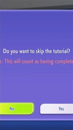 You can finally skip "THIS IS A POKEMON" TUTORIAL!
