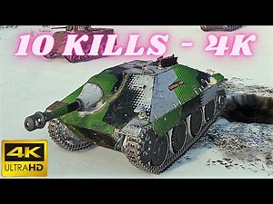 Jagdpanzer 38(t) Hetzer 10 Kills 4K Damage World of Tanks Replays ,WOT tank games
