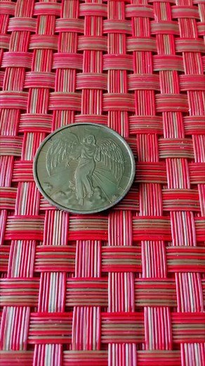 Vintage Gold Guardian Angel Coin Collection