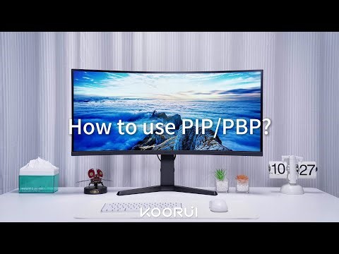 How to use PIP/PBP function on the KOORUI monitor?#koorui #monitor