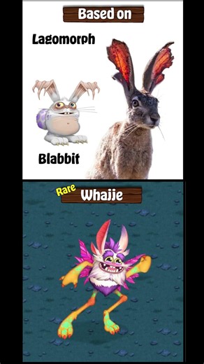 Whajje — Lagomorph + Blabbit | My singing Monsters #shorts