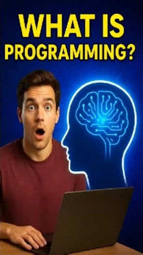 What is Programming? | The Truth That Will Change How You See Coding Forever 🚀 #shorts