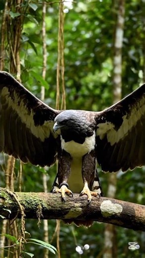 Harpy Eagle’s Sky Strike | Sloth Taken from the Treetops #youtubeshorts #eagles #jungle