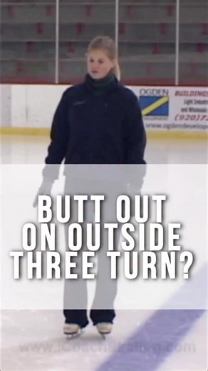 The skater will not want to three turn if they are not secure! In a video from our archive, Coach Amy Brolsma discusses a common problem with teaching outside three turns. ✨ Learn with us! We have over 40 presenters on our site and 1600 videos. ‌ ⛸️🔥🔽 iCoachSkating.com is the #1 video resource for figure skating coaches and skaters! ‌ #figureskating #skatingcoach #icoachskating | iCoachSkating.com
