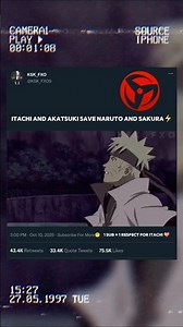 Itachi and Akatsuki Save Naruto and Sakura! 🥵😅#naruto #animeedit