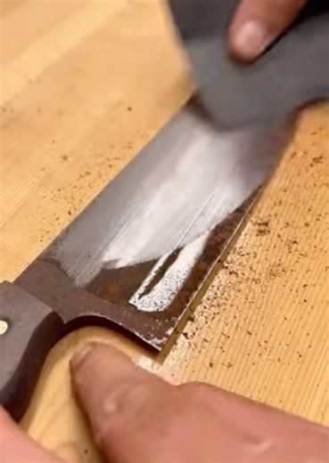 Kitchen knife rust removal!!