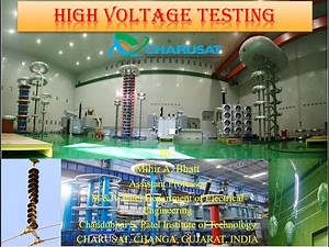 An introduction to High Voltage Testing (Virtual Tour of HV Lab)