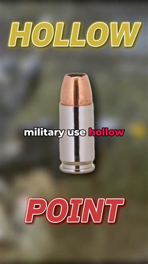 WHY THE MILITARY WON'T USE HOLLOW POINT BULLETS