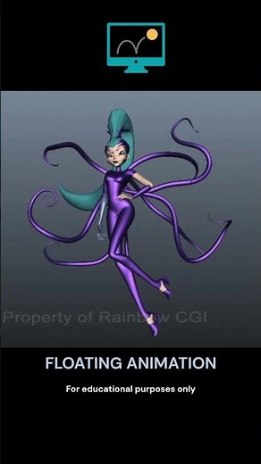 Floating Animation | Essential Tips for Animators! | Chiara Porri #shorts #youtubeshorts
