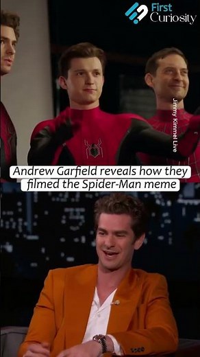 Andrew Garfield Reveals How They Filmed the Iconic Spider-Man Meme Scene