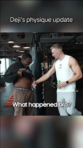 Deji reveals his updated physique