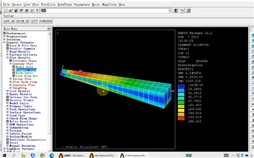 ANSYS Workbench变截面梁的建模与分析方法三：与经典界面的联合建立（采用Taper Section）