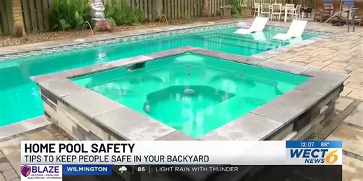 Tips on staying safe while swimming at home