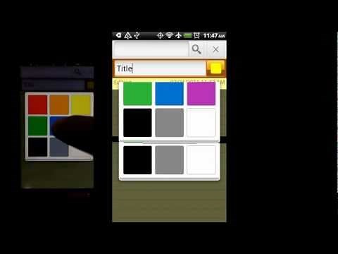 Android Apps - 12 - ColorNote Notepad Notes