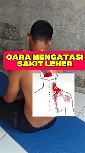 cara mengatasi sakit leher.. #workout