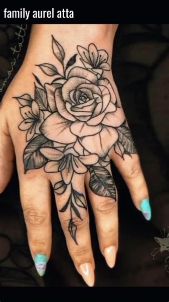 455K views · 2.4K reactions | hand for women tattoo ideas #handtattoo #forwomen #forgirls #tattootiktok #ink #viral #fy #tattooideas #fyp #foryou #tattoo #inked | Tatto ideas 1.0 | Facebook