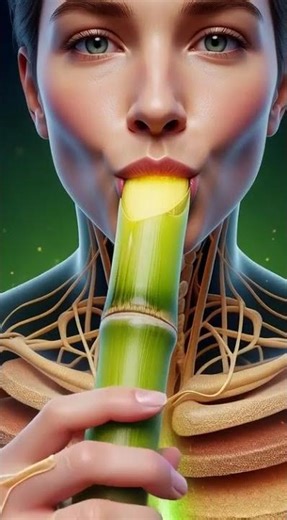 Sugarcane Energy Transparent Body Science#facts #science #animation #shorts #shortvideo