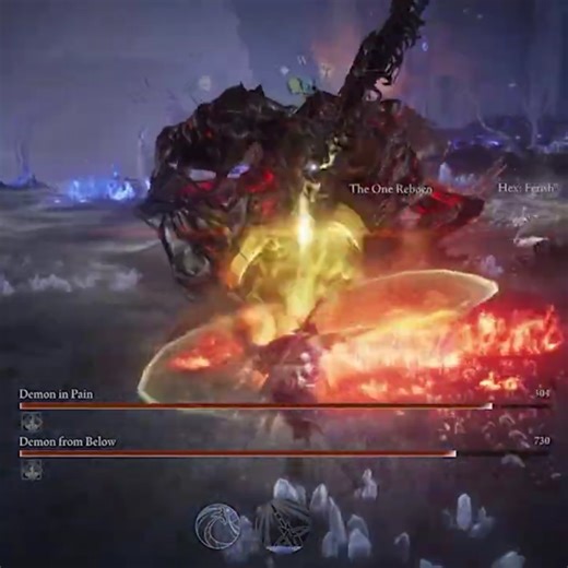 Gargoyle's Sacred Greatsword vs. Demons #eldenringnightreign #gaming #nightreign #darksouls3
