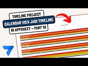 APPSHEET : AppSheet Calendar View: Bikin Timeline PROYEK Cepat dan Visual! (Tutorial Lengkap)
