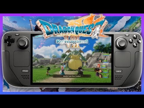 Dragon Quest 7 Reimagined Steam Deck Gameplay & Best Settings!