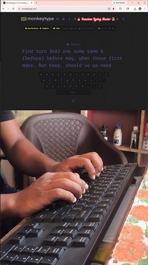 86 WPM Typing Speed Look with 100% Accuracy #fasttyping #typingtest #raushantypingmaster
