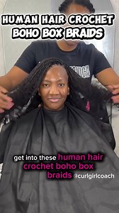Human hair crochet boho braids — start to finish ✨ Shampoo treatment ➝ dry ➝ braid pattern (updo-friendly) ➝ zig-zag for a natural fall ➝ oil scalp ➝ install. Obsessed with how natural it lays 😍 Save this post for later & follow for more natural hair tips. #curlygirlcoach #curlyhaireducator #CrochetBraids #BohoBraids #HumanHair ProtectiveStyles NaturalHair HealthyHair | Jaime Henderson Wright