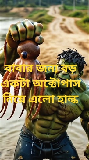 হাল্কার চিংড়ি নিয়ে দৌড় ভেনোম🤨 | hulk video | hulk funny video | venom | tik tok funny video | #hulk