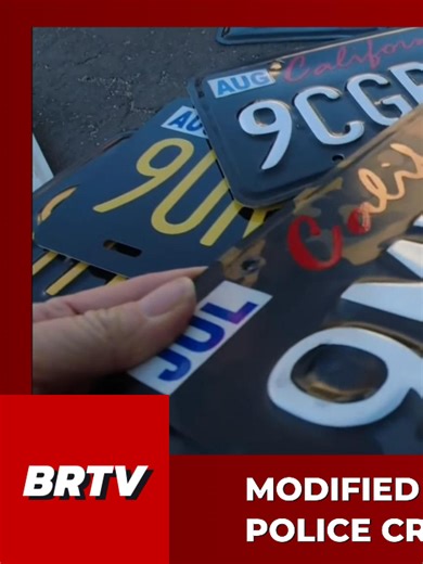 Illegally Modified License Plates Beware: San Diego Police Crackdown On Drivers #bayarea #crime #police #news
