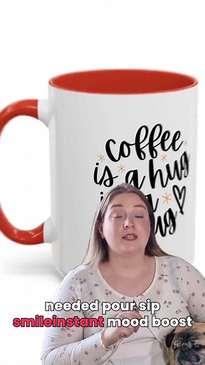 Hug in a mug Coffee Cup | Cozy Graphic Design