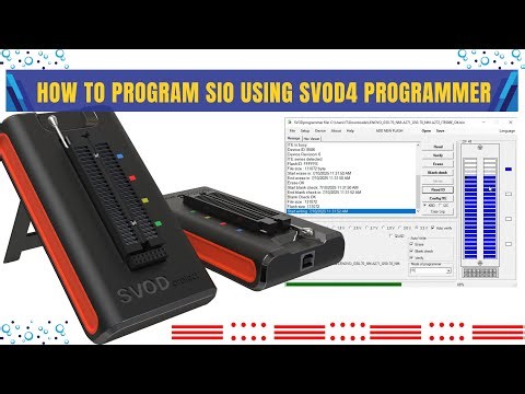 HOW TO PROGRAM SIO USEING SVOD4 PROGRAMMER?