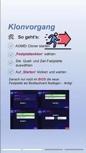Windows auf andere Festplatte verschieben – so geht’s in 1 Minute! ⚡