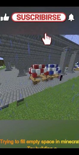 How to fill empty space in Minecraft