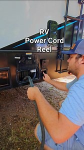 20K views · 139 reactions | Having this electric power cord reel saves us time and aggravation on toting around our power cord. It simply stores itself at the rear of our RV in its own compartment. It also saves us space in our basement from having to store it. #rv #rvlife #travel #travellife #rvtips #rvstorage #fifthwheel #toyhauler | Interstate Ingrams | Facebook